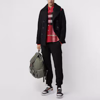 Lookbook Baju Burberry Check Stretch Cotton Poplin Merah Terang. 80048301