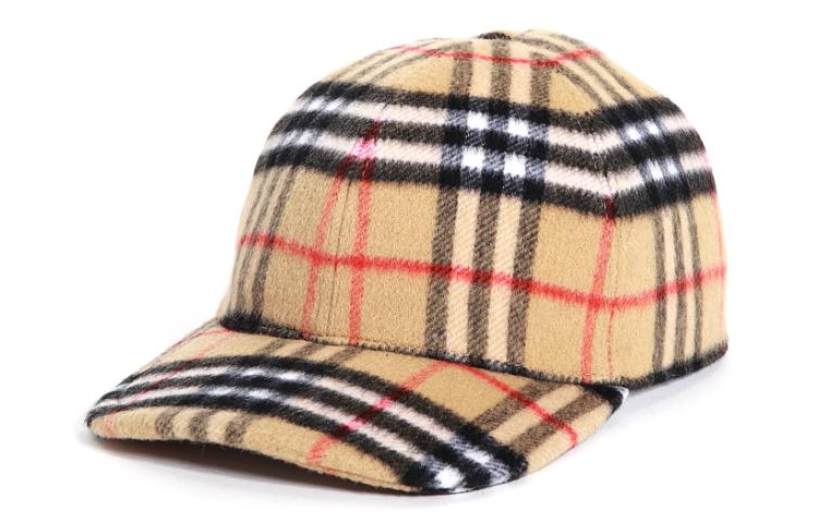 Lookbook Burberry Check Wool Baseball Cap Unisex 8005287