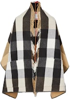 Burberry Check Wool Blend Jacquard Shawl Unisex Couple's Edition 80219491 Burberry Check Wool Blend Jacquard Shawl Unisex Couple's Edition 80219491
