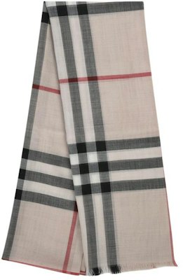 Burberry 格紋羊毛混紡圍巾 米色 男女情侶款 8078782A5129 Lookbook Burberry 格紋羊毛混紡圍巾 米色 男女情侶款 8078782A5129