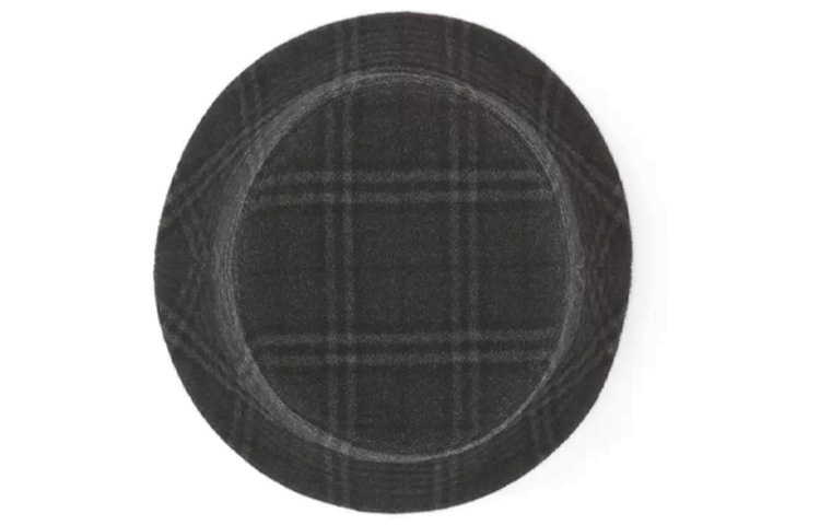 Burberry Check Wool Cashmere Bucket Hat Unisex Couples Style 80440771 圖 5