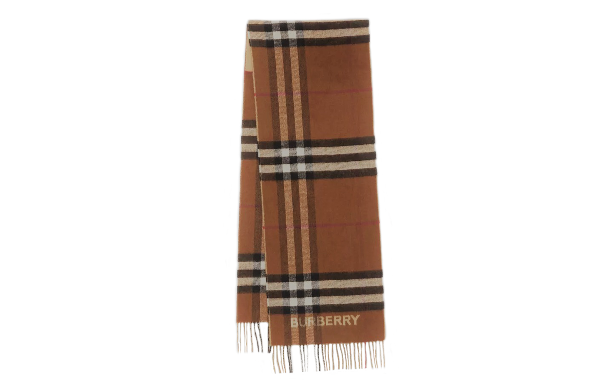 Burberry Check Wool Scarf Unisex Couple Style Beige/Black 80451711 圖 9