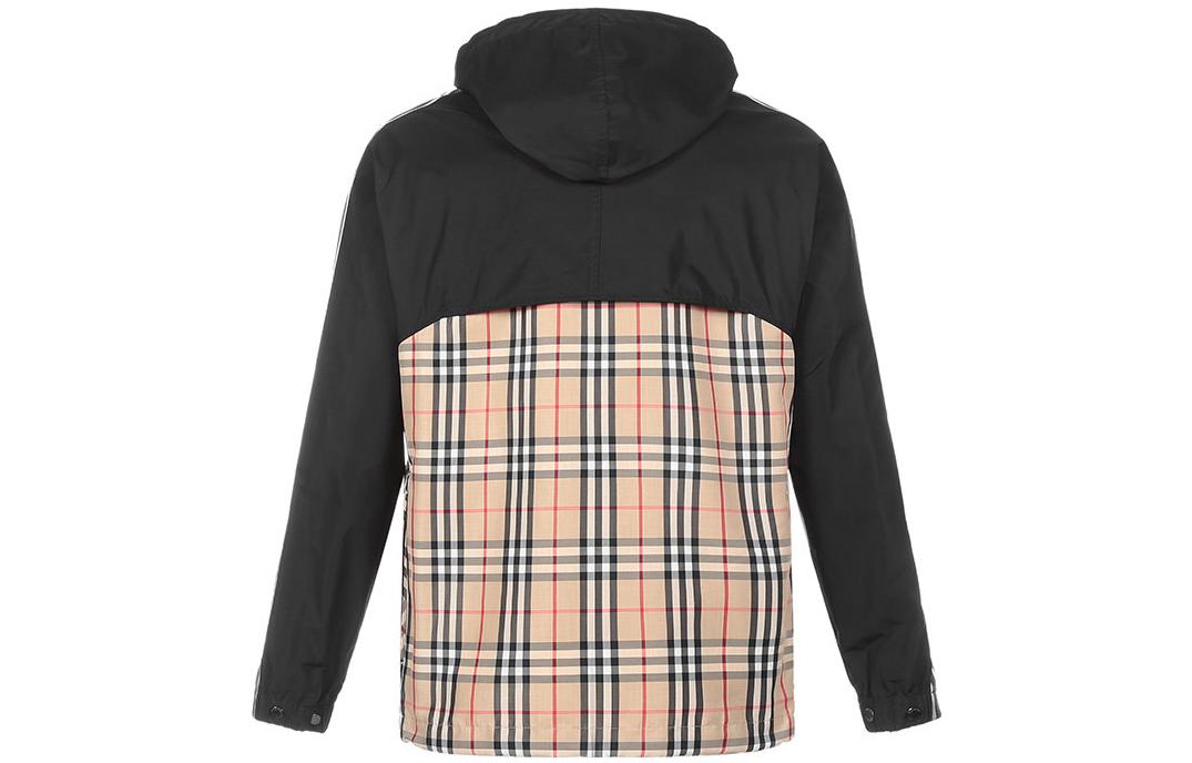 Burberry Check Zip-Up Hoodie Jacket Beige 80240311 圖 3