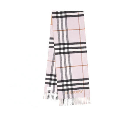 Burberry Checkered Cashmere Scarf in Archive Beige 80504931