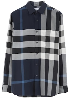 巴宝莉男士格纹拼色棉质衬衫 80715361 Buy 巴宝莉男士格纹拼色棉质衬衫 80715361