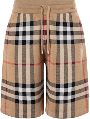 Burberry Celana Pendek Pria Silk-Blend Motif Kotak - Archive Beige. 80435721 Buy Burberry Celana Pendek Pria Silk-Blend Motif Kotak - Archive Beige. 80435721