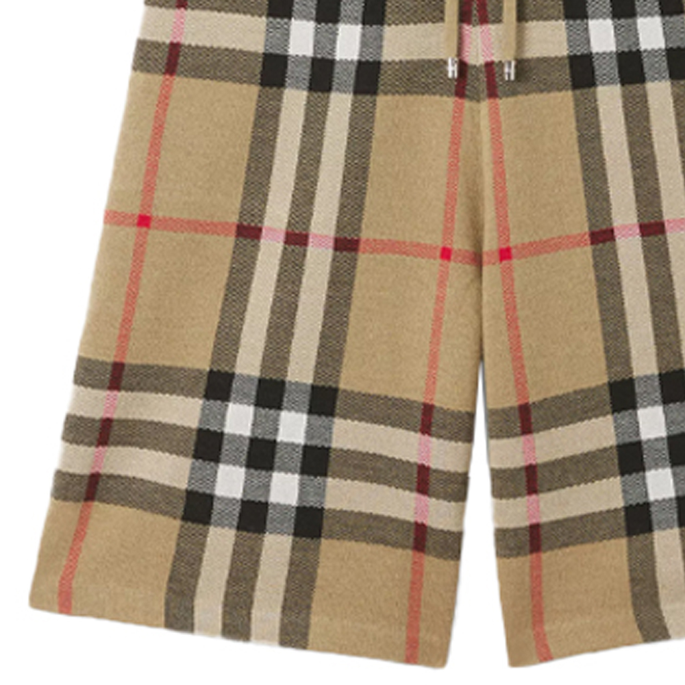 Cheap Burberry Celana Pendek Pria Silk-Blend Motif Kotak - Archive Beige. 80435721