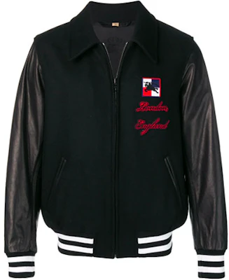 Burberry 格紋拼接拉鏈外套 男 黑色 80062151 Buy Burberry 格紋拼接拉鏈外套 男 黑色 80062151