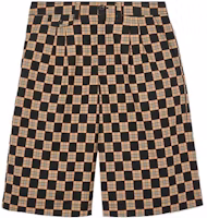 Burberry Checkered Straight Casual Shorts Beige 80292801 Burberry Checkered Straight Casual Shorts Beige 80292801