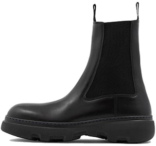 博柏利切尔西靴“黑色小牛皮” 80766701 Buy 博柏利切尔西靴“黑色小牛皮” 80766701