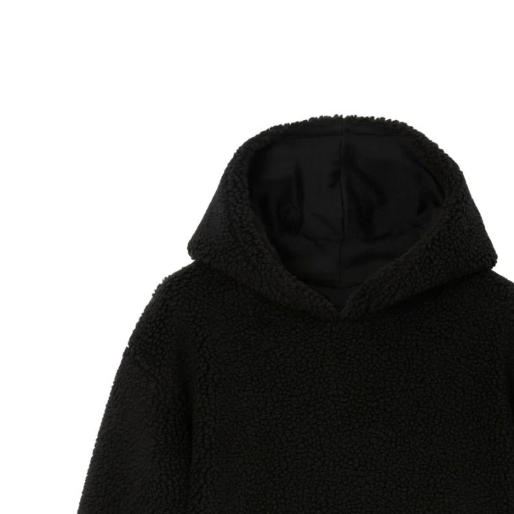 Burberry Children's Black Hoodie FW23 Letter Logo Embroidery Casual Wear 80688031 圖 4