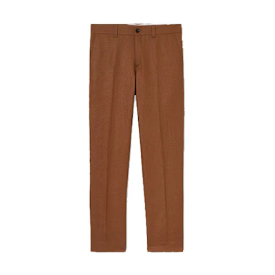 Burberry Classic Button Casual Pants for Men - Brown 80415551