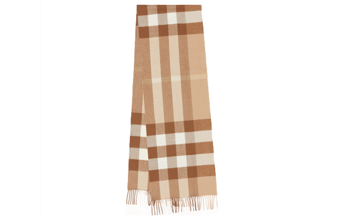 Burberry Classic Cashmere Check Scarf 80184591 圖 2