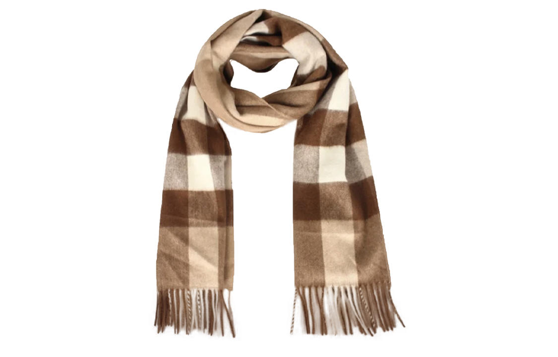 Burberry Classic Cashmere Check Scarf 80184591 圖 3