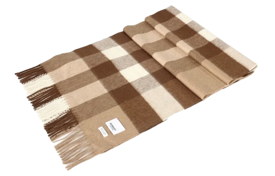 Burberry Classic Cashmere Check Scarf 80184591 圖 5