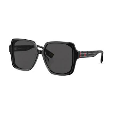 Burberry Classic Casual Unisex Square Sunglasses with Black Frame BE4379D-404087