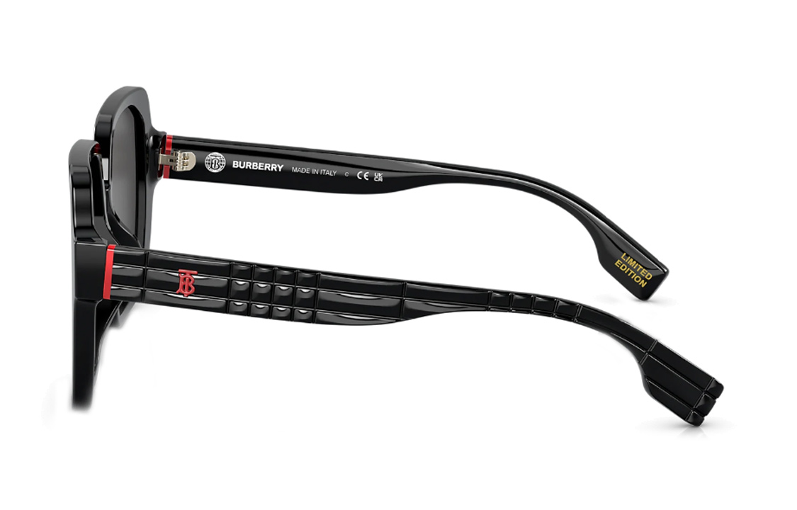 Burberry Classic Casual Unisex Square Sunglasses with Black Frame BE4379D-404087 圖 4