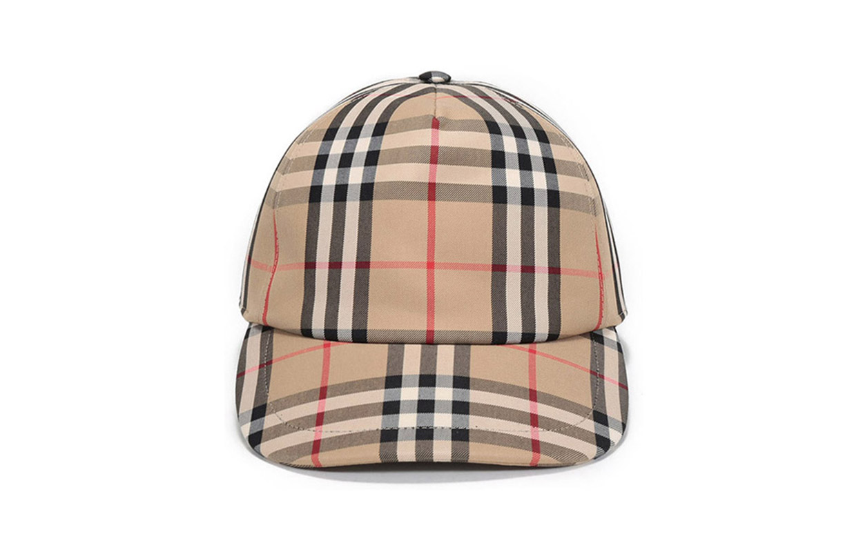 Purchase Topi Baseball Burberry Classic Check Unisex 57% Katun, 43% Poliester. 80269291