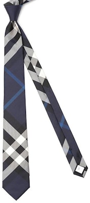 Burberry Classic Check Blue Tie 80138201 Shop Burberry Classic Check Blue Tie 80138201