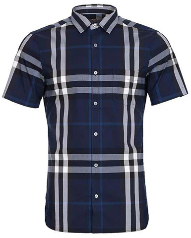 burberry-classic-check-button-down-short-sleeve-shirt-navy-blue-40039361