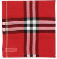 Burberry Classic Check Cashmere Scarf Unisex Red - Couple's Edition 80558591 Burberry Classic Check Cashmere Scarf Unisex Red - Couple's Edition 80558591