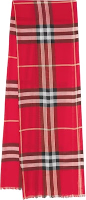 Burberry Classic Check Cashmere Scarf Unisex Red - Couple's Edition 80558591 Shop Burberry Classic Check Cashmere Scarf Unisex Red - Couple's Edition 80558591