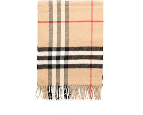 Burberry Classic Check Cashmere Scarf with Tassels Unisex Couple Style 8018173-A7026 Shop Burberry Classic Check Cashmere Scarf with Tassels Unisex Couple Style 8018173-A7026