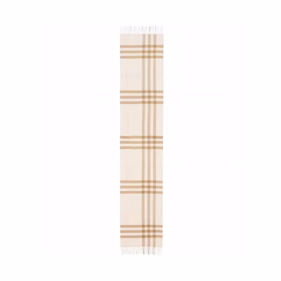 Burberry Classic Check Cashmere Wool Scarf Unisex Couples Edition 8020814