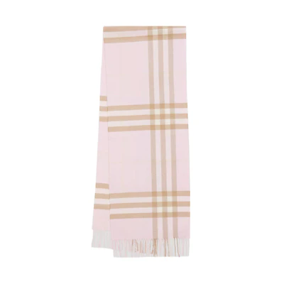 Burberry Classic Check Cashmere Wool Scarf Unisex Couple Style 80163961