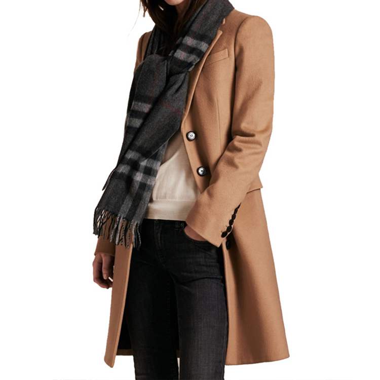 Burberry Classic Check Charcoal Cashmere Scarf Unisex Couples' Edition 39137310260B 圖 4