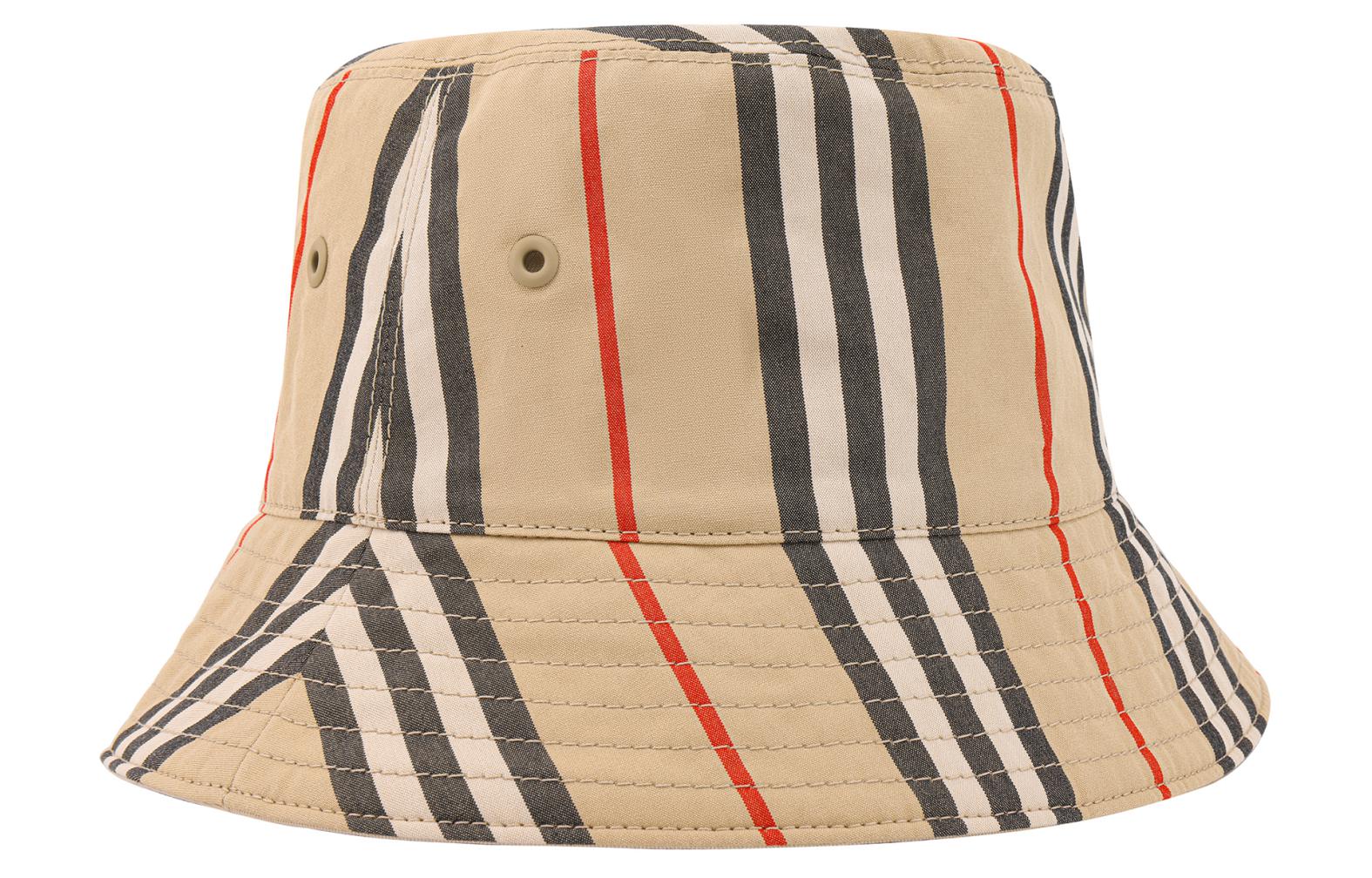 Lookbook 博柏利经典格纹棉质渔夫帽男女通用潮流款. 80566381