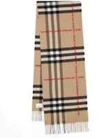 Burberry Classic Check Fringe Wool Scarf for Men 80593741 Burberry Classic Check Fringe Wool Scarf for Men 80593741