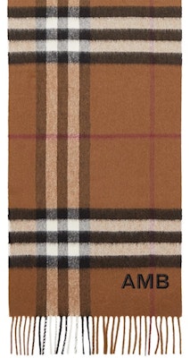 Burberry Classic Check Fringed Scarf Birch Brown/Multicolor Order Burberry Classic Check Fringed Scarf Birch Brown/Multicolor