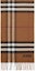 Order Burberry Classic Check Fringed Scarf Birch Brown/Multicolor