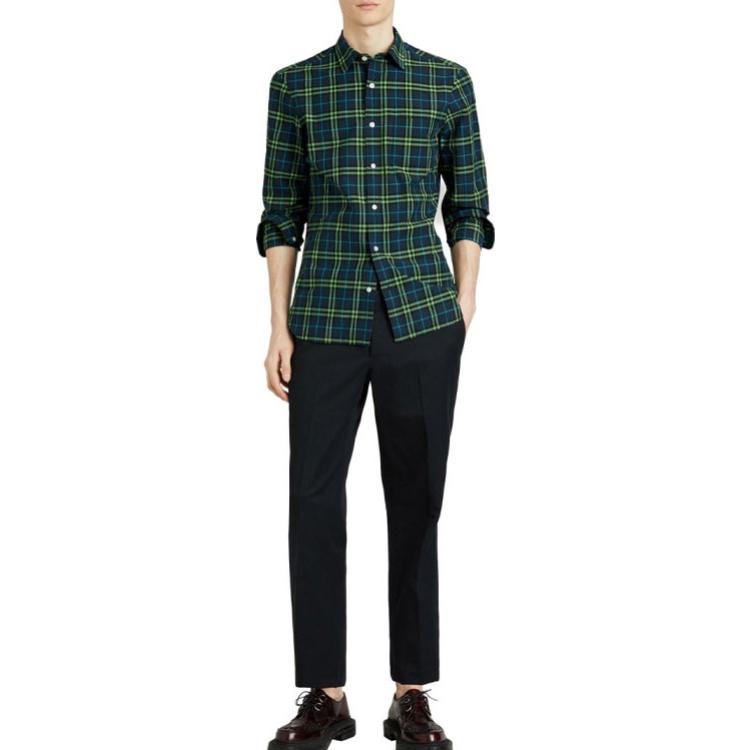 Burberry Classic Check Long Sleeve Shirt Blue Green 80031031 圖 3