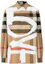 Buy Camisa Burberry Clásica a Cuadros Stretch de Manga Larga en Beige Archive 80375281