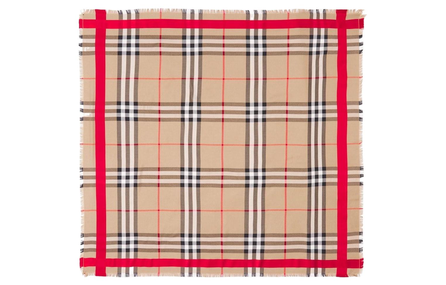 Burberry Classic Check Scarf Light Brown. 80532181 圖 2