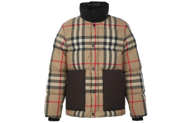 Burberry Classic Check Stand Collar Zip Down Jacket Archive Beige 80439211 圖 2