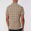 Shop Kemeja Pendek Pria Burberry Classic Check Stretch Khaki. 80209651