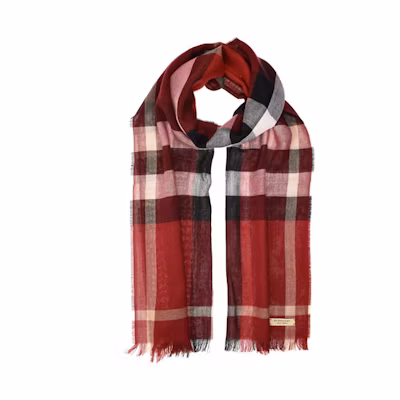 Burberry Classic Check Wool Scarf Unisex Couple Style 4043736