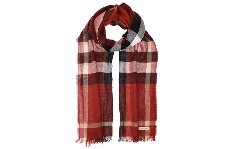 Burberry Classic Check Wool Scarf Unisex Couple Style 4043736 圖 2