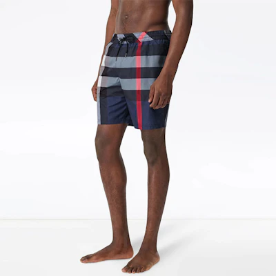 Burberry Classic Drawstring Checkered Navy Swim Shorts 80138791 Purchase Burberry Classic Drawstring Checkered Navy Swim Shorts 80138791