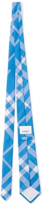 Burberry Classic Fit Checkered Tie Blue for Men. 80663761 Lookbook Burberry Classic Fit Checkered Tie Blue for Men. 80663761