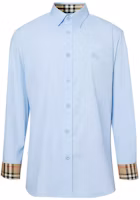 Burberry Classic Fit Embroidered Horse Oxford Shirt Sky Blue 80245241 Burberry Classic Fit Embroidered Horse Oxford Shirt Sky Blue 80245241
