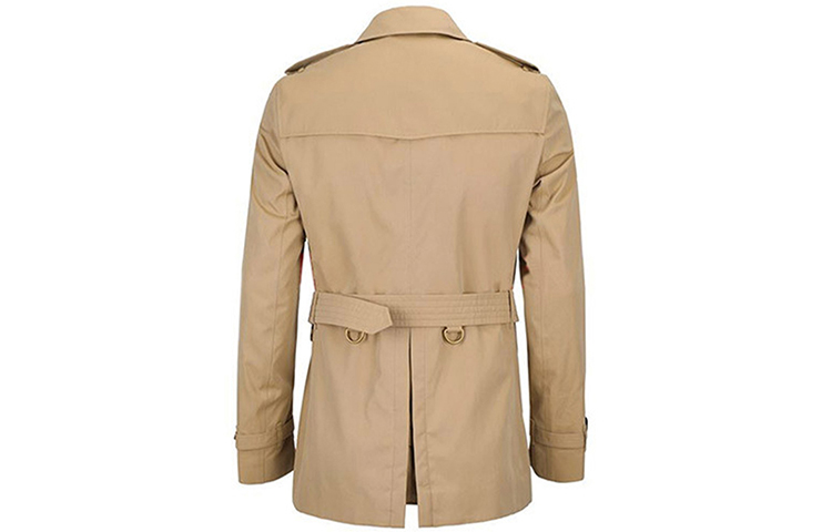 Burberry Classic Khaki Double-Breasted Belted Trench Coat 39066871 圖 3