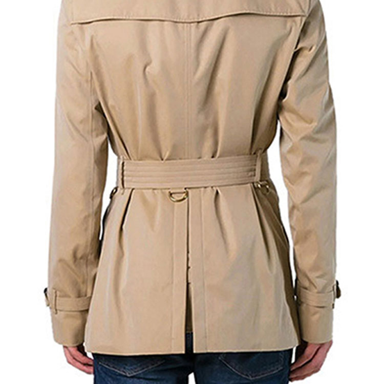 Burberry Classic Khaki Double-Breasted Belted Trench Coat 39066871 圖 7