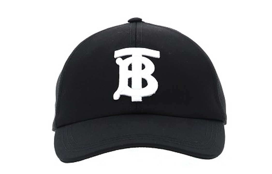 Burberry Classic Letter Embroidered Black Baseball Cap for Men. 8068033EMBA6590