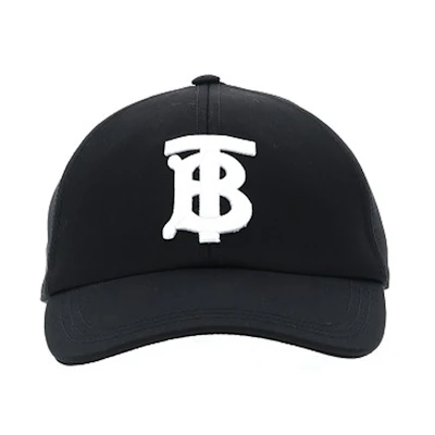 Burberry Classic Letter Embroidered Black Baseball Cap for Men. 8068033EMBA6590