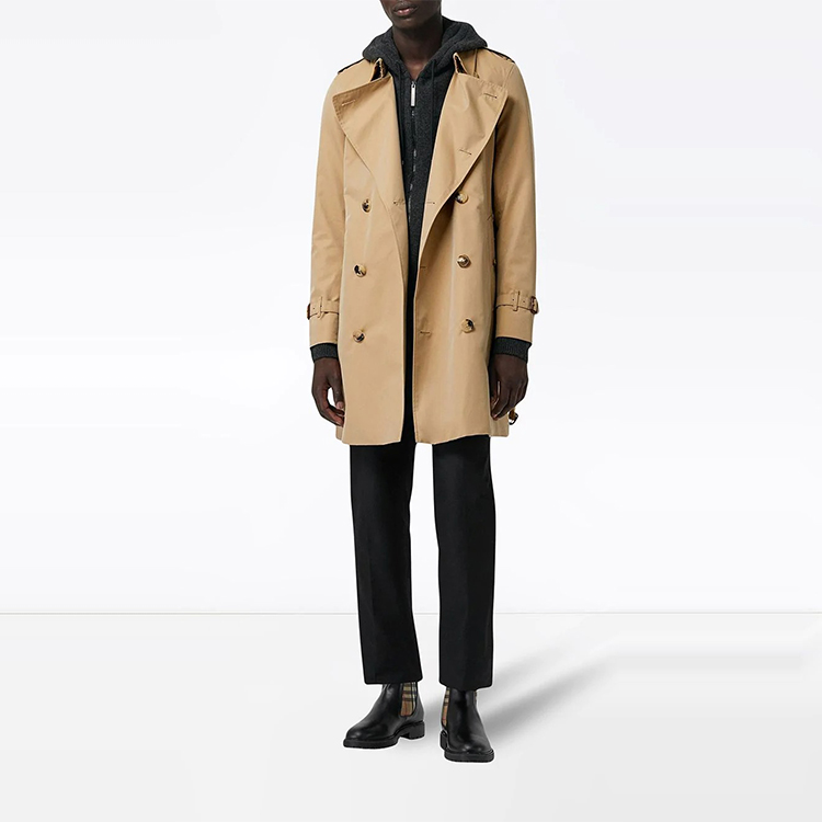 Burberry Classic Long Trench Coat for Men in Honey色 40734921 圖 3