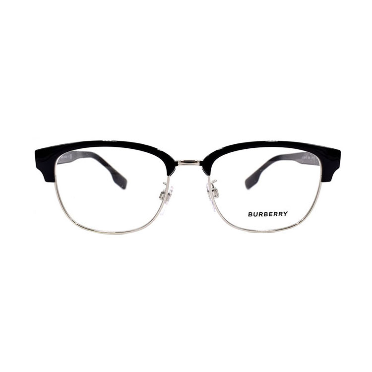 BURBERRY Classic Modern Optical Glasses 2351D Black Silver for Men B2351-D 3001-51